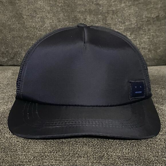 Acne Studios Covia Face e Cap Hat OS 59cm Adjustable Dark Blue - Picture 1 of 9